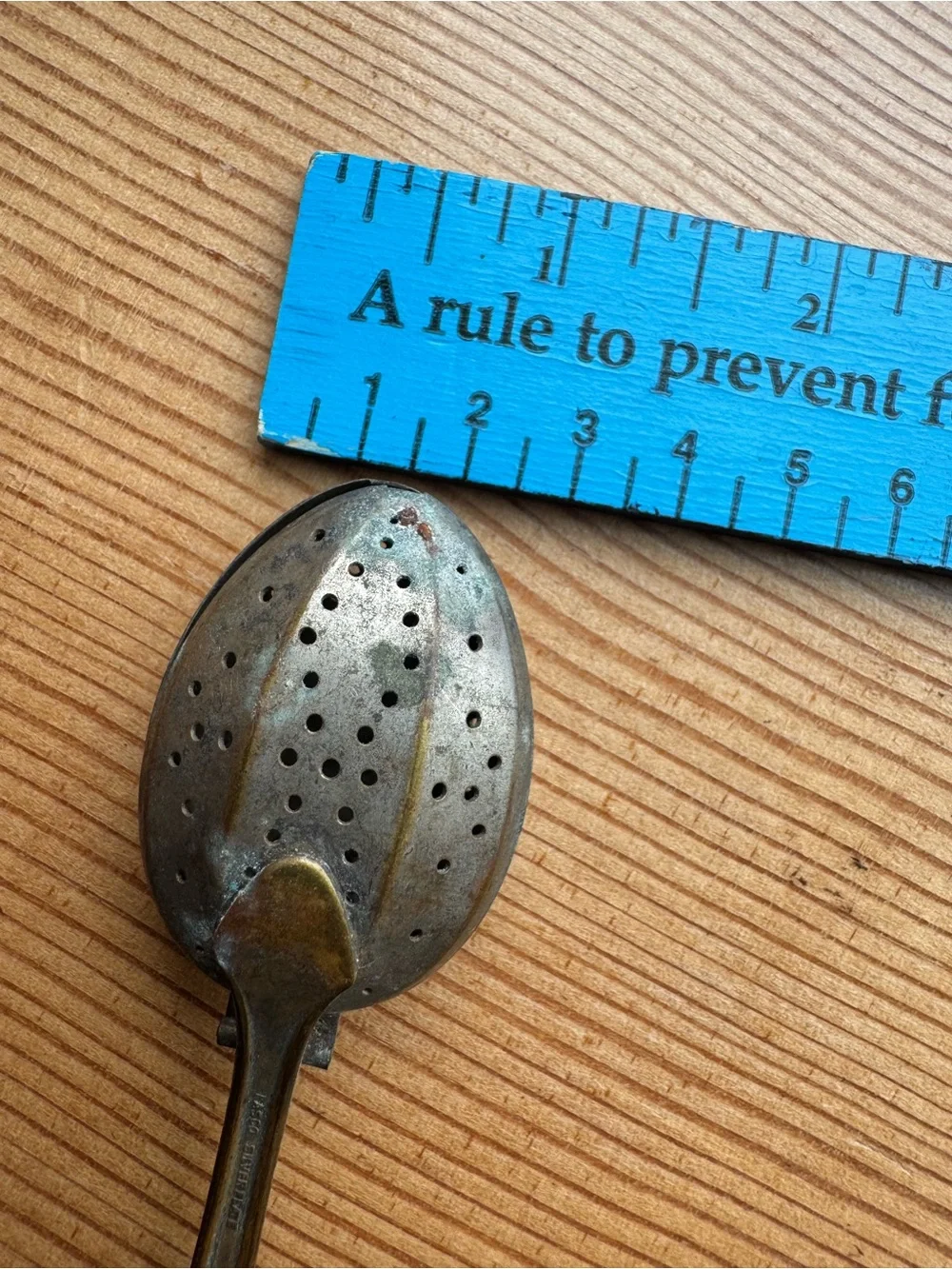 Vintage Antique Nasco Silver Plate Tea Infuser Spoon